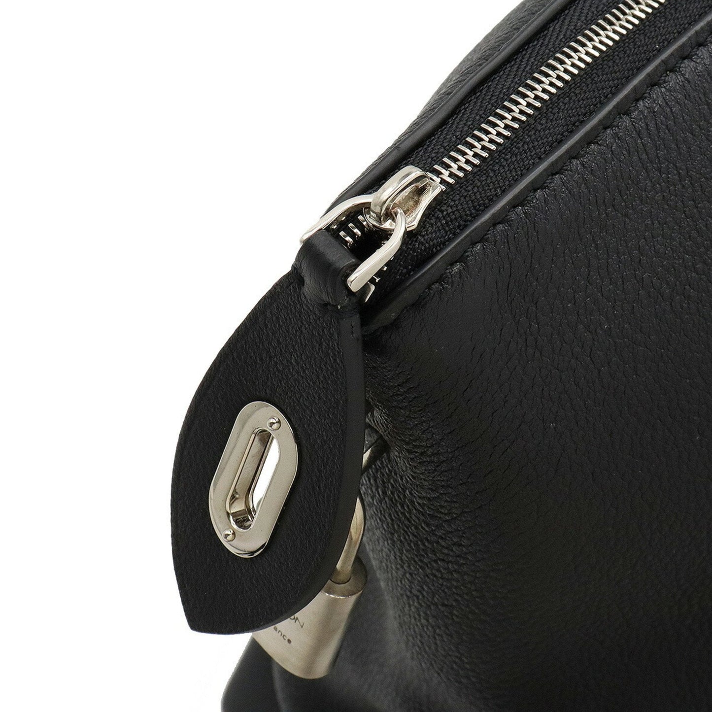 Louis Vuitton Lockit Black Leather Handbag