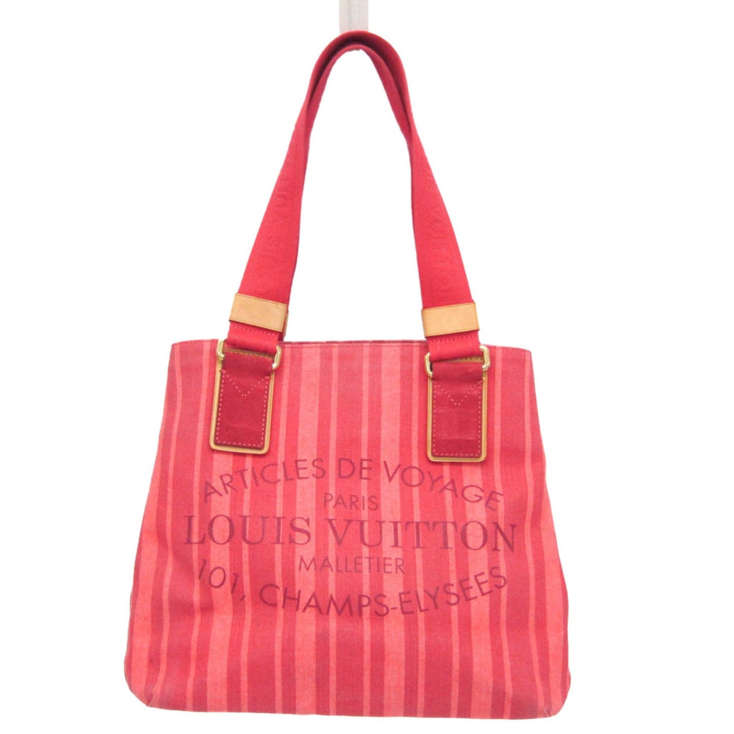 Louis Vuitton Plein Soleil Red Canvas Tote Bag ()