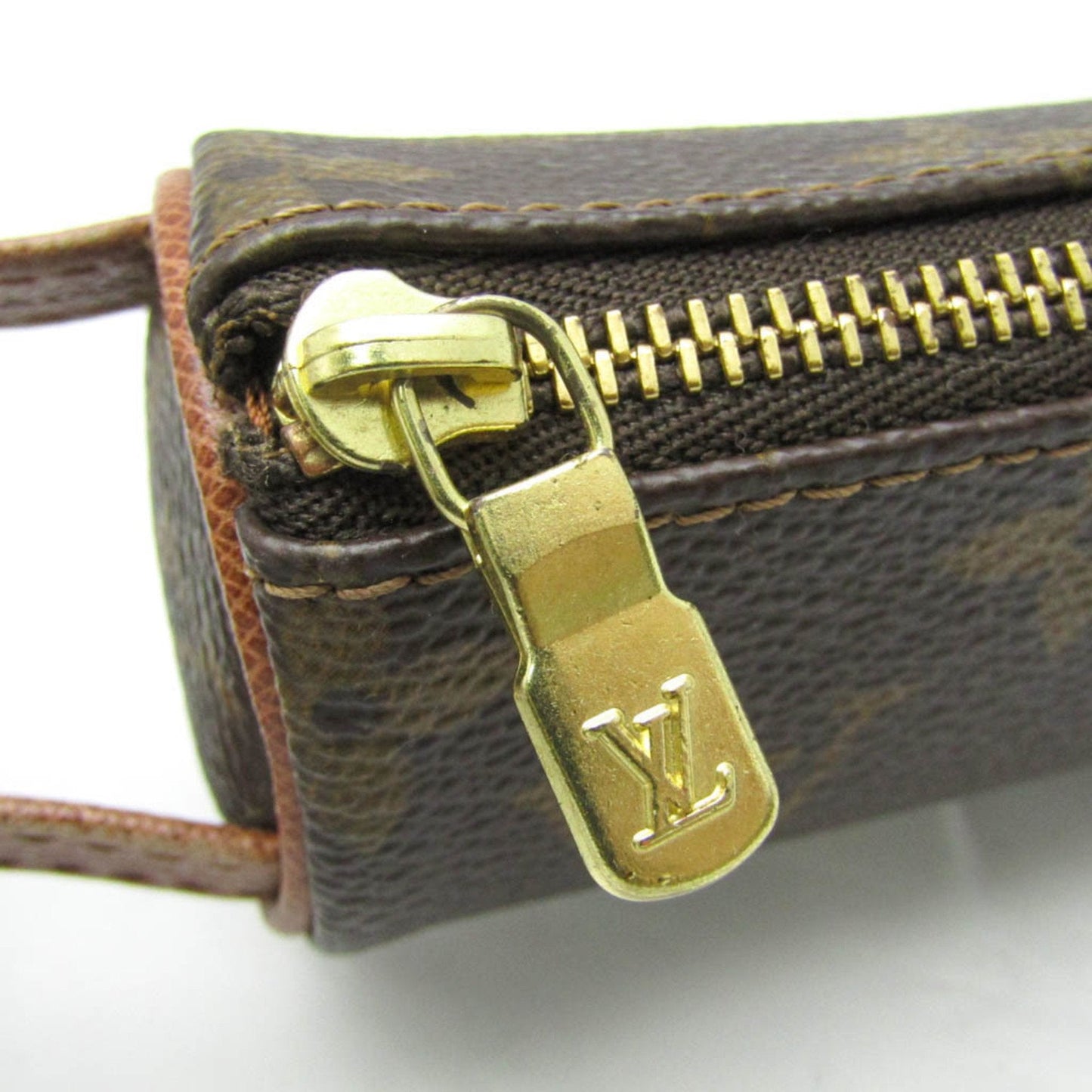 Louis Vuitton Golf Ball Case Brown Canvas Wallet