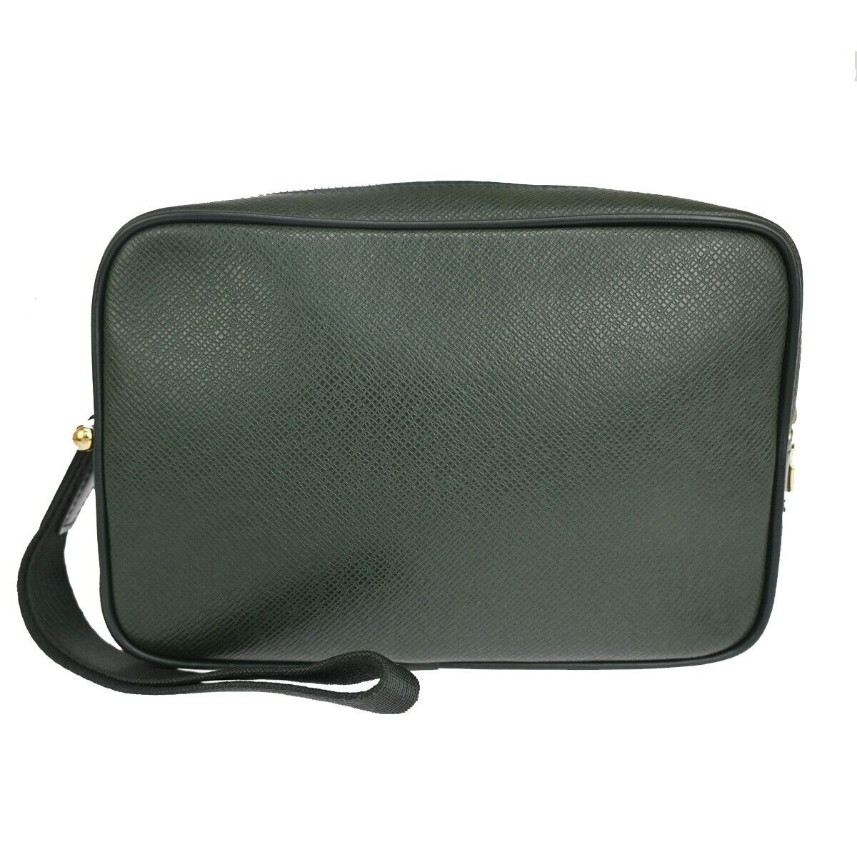 Louis Vuitton Pochette Black Canvas Clutch Bag ()