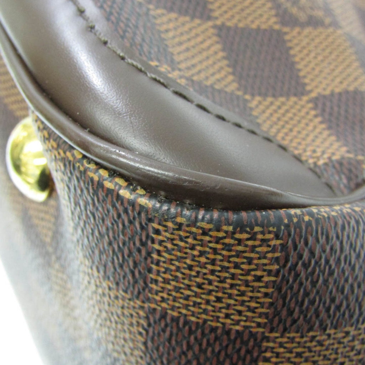 Louis Vuitton Verona Brown Canvas Handbag