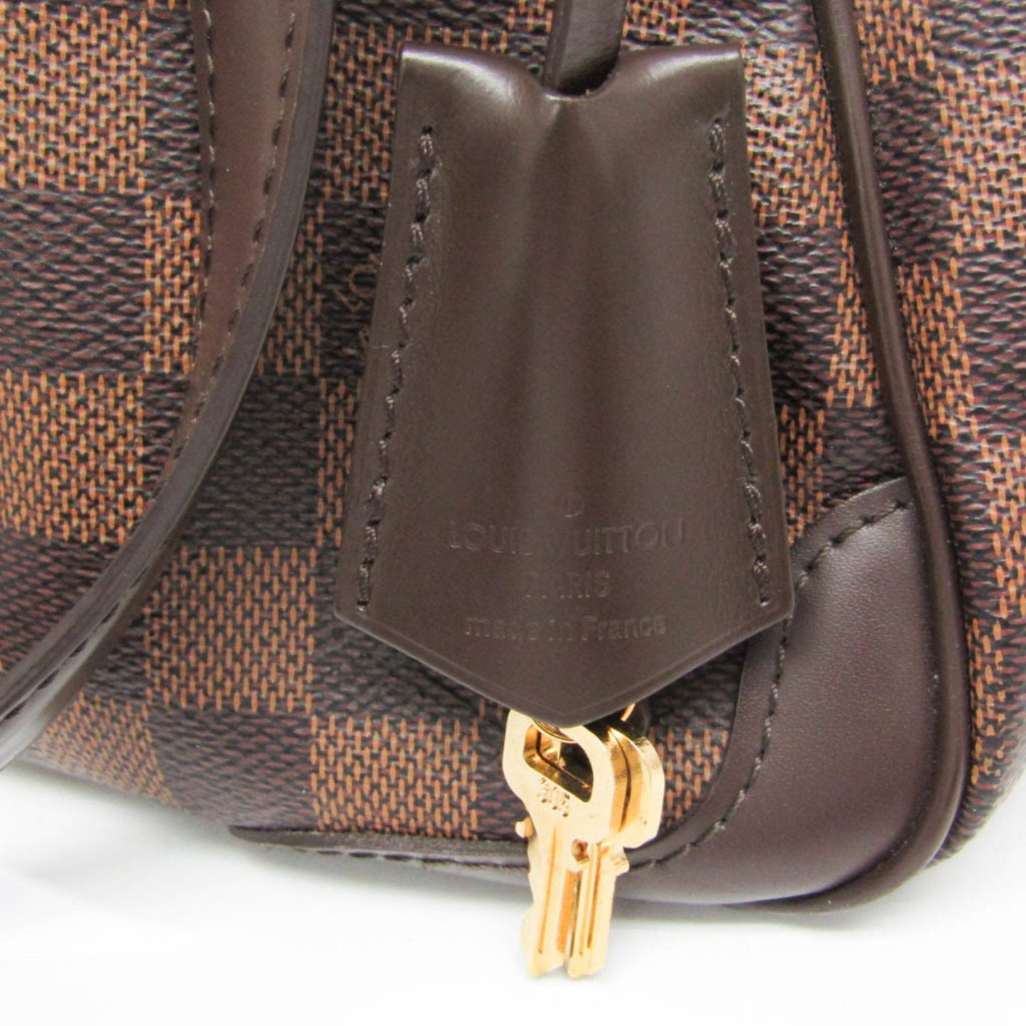 Louis Vuitton Verona Brown Canvas Handbag