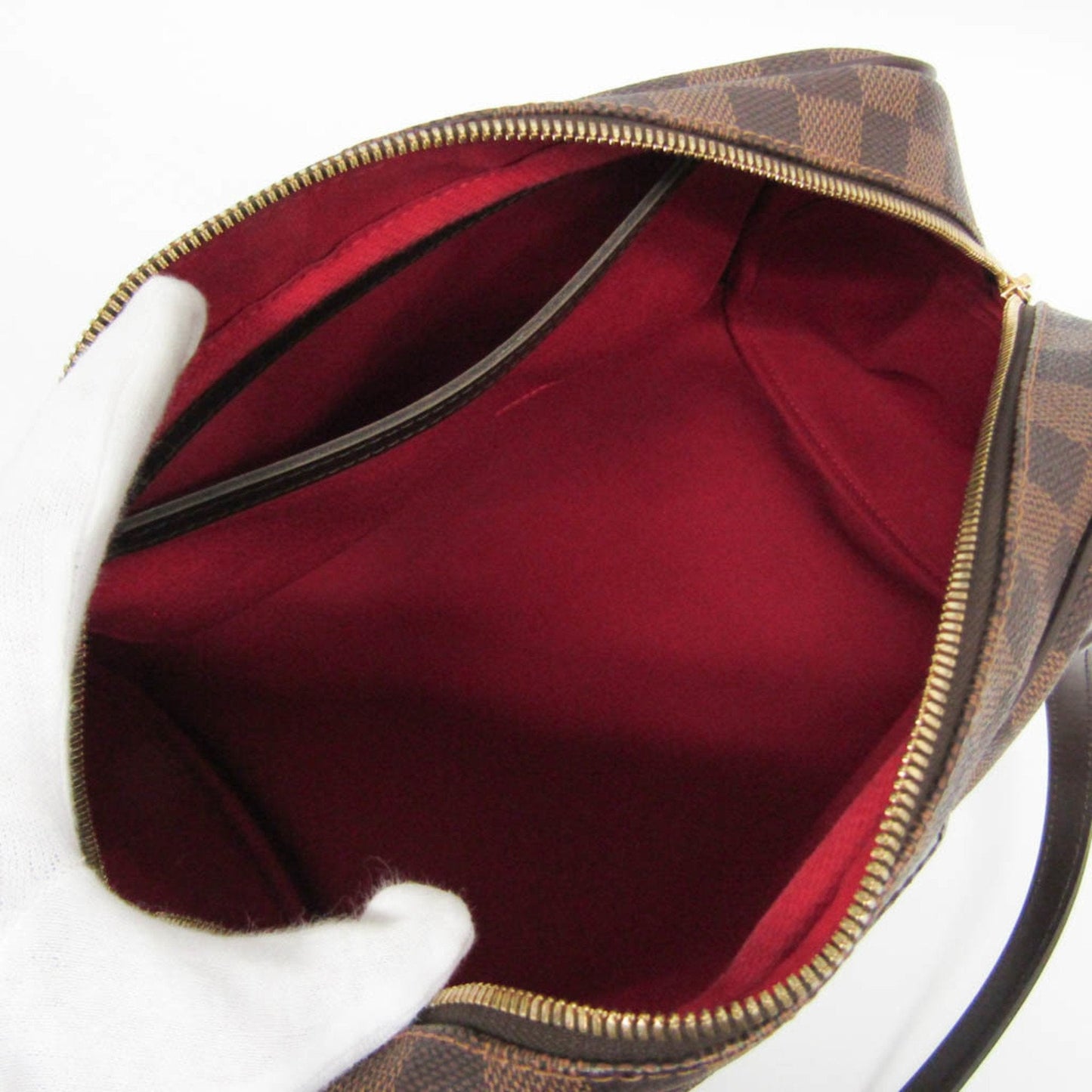 Louis Vuitton Rivington Brown Canvas Shoulder Bag