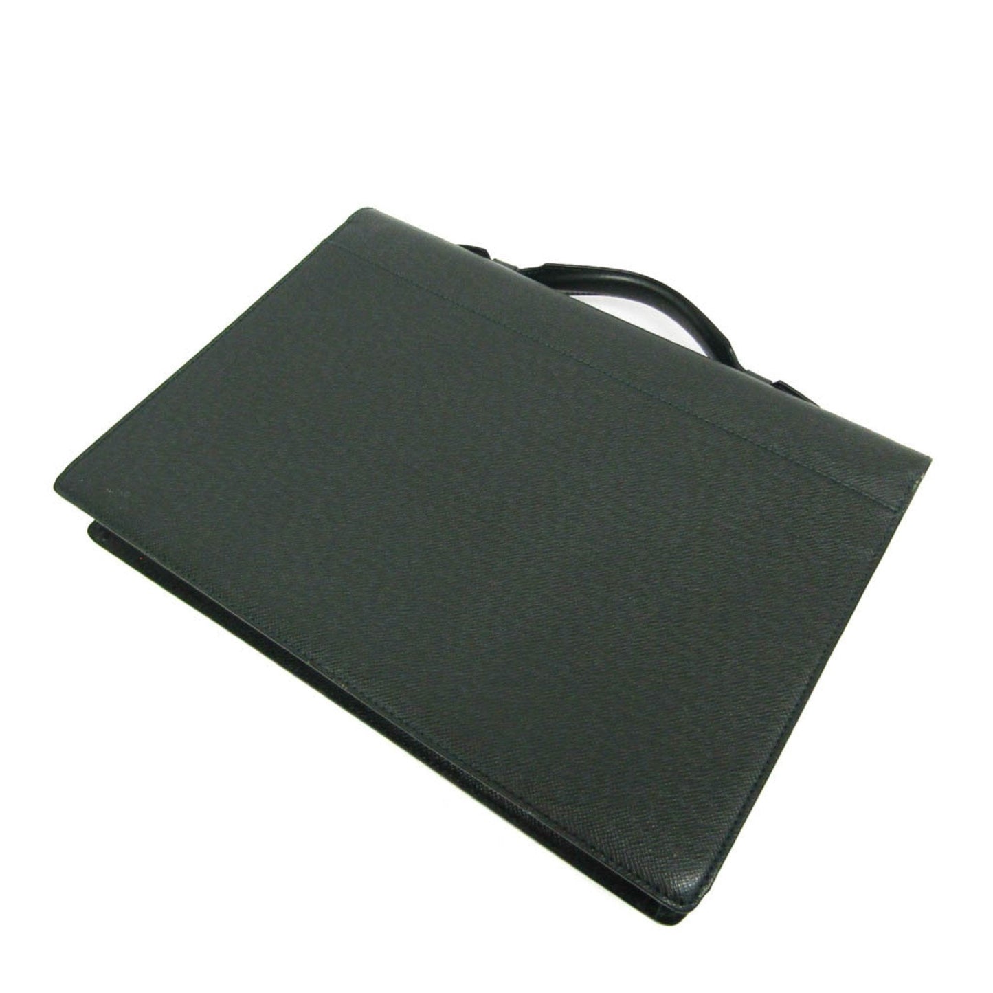 Louis Vuitton Taiga Green Leather Briefcase Bag