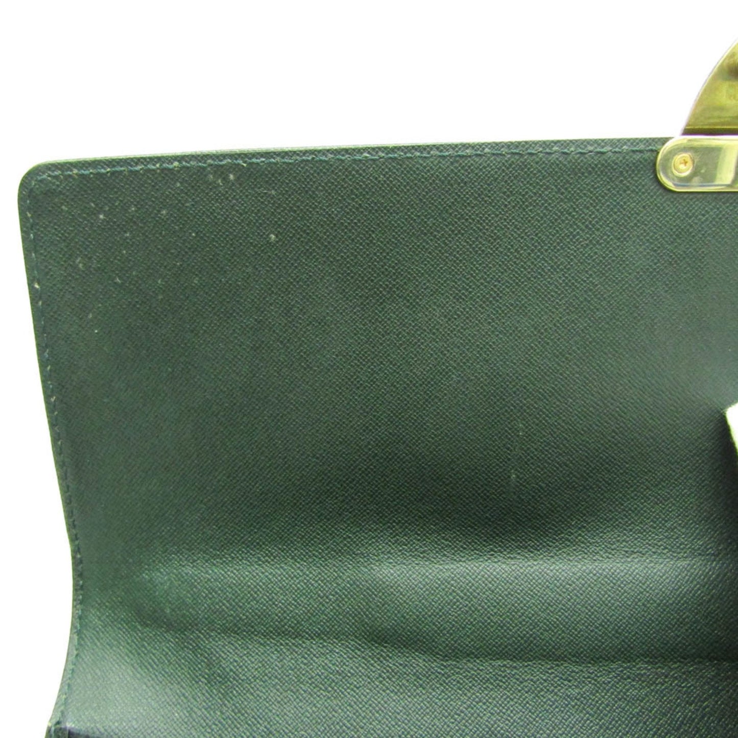 Louis Vuitton Taiga Green Leather Briefcase Bag