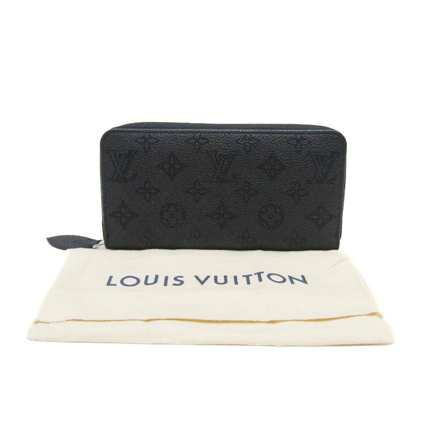 Louis Vuitton Zippy Wallet Black Leather Wallet
