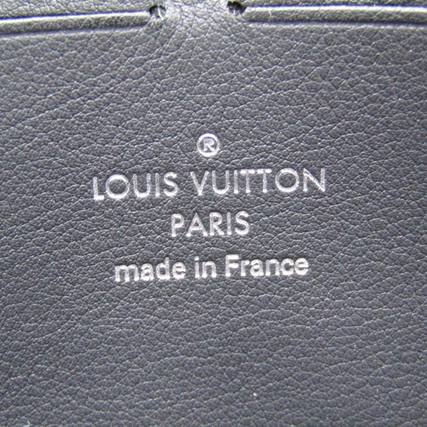 Louis Vuitton Zippy Wallet Black Leather Wallet