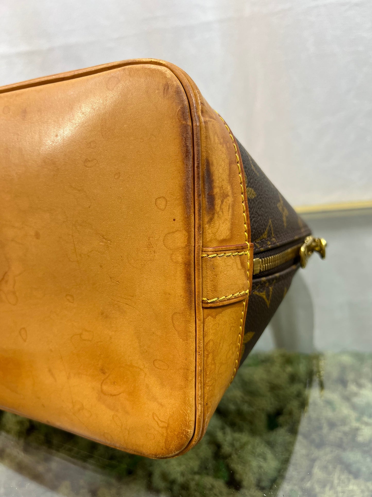 LOUIS VUITTON Monogram Alma PM Satchel