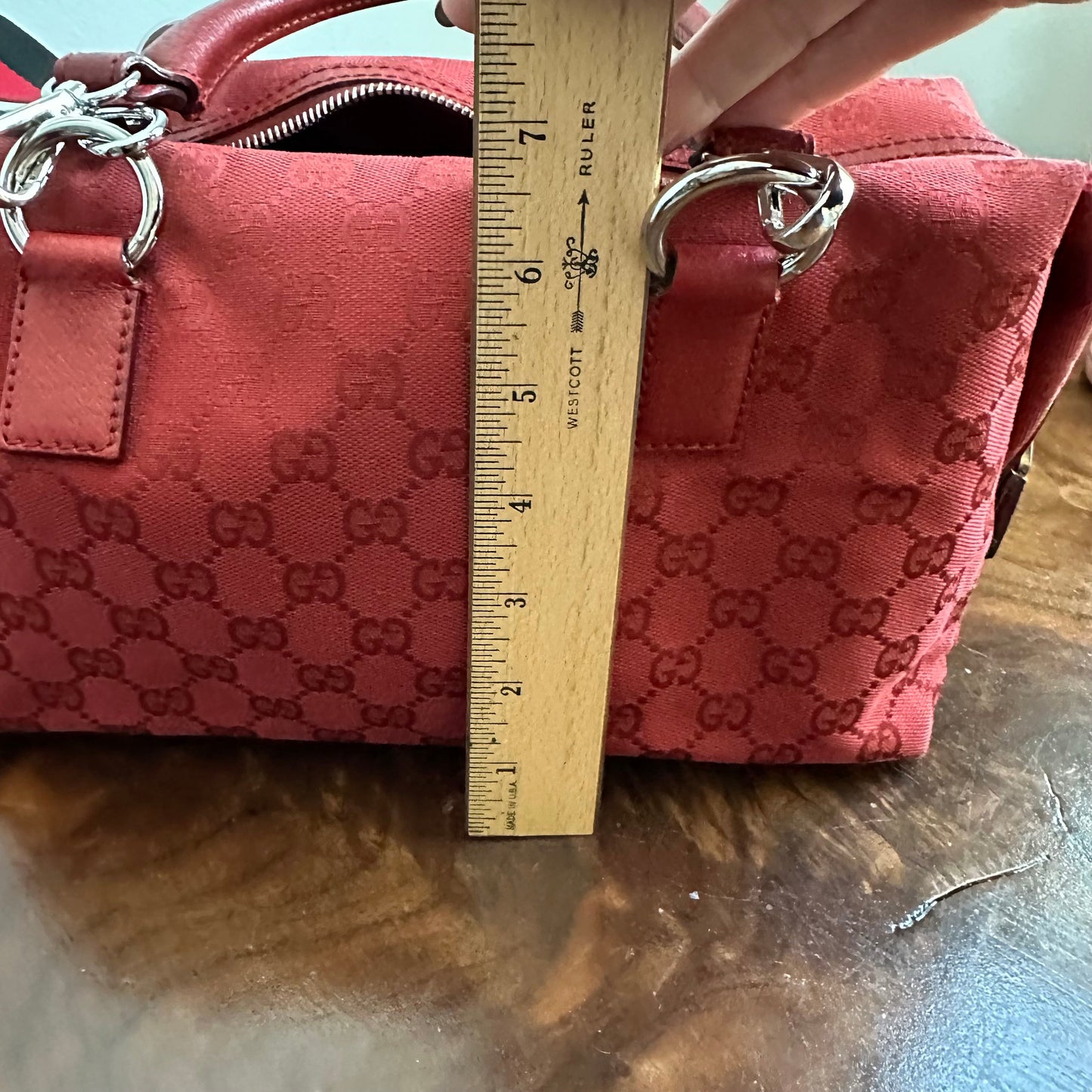 The Full Falcon Crossbody/Handbag - Orvis bags Gucci in Red Canvas