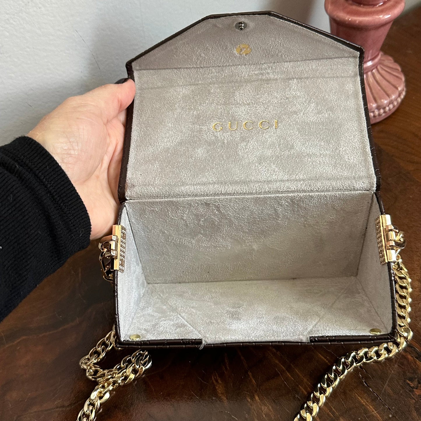 The Weebill Crossbody -Orvis bags Gucci in Brown (Larger Version)