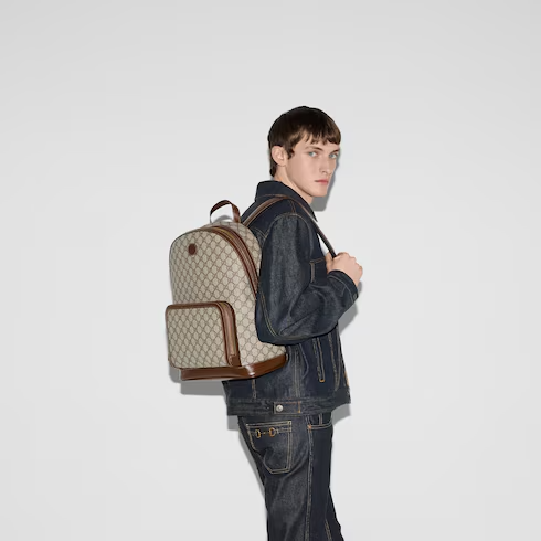 Medium backpack with Interlocking G