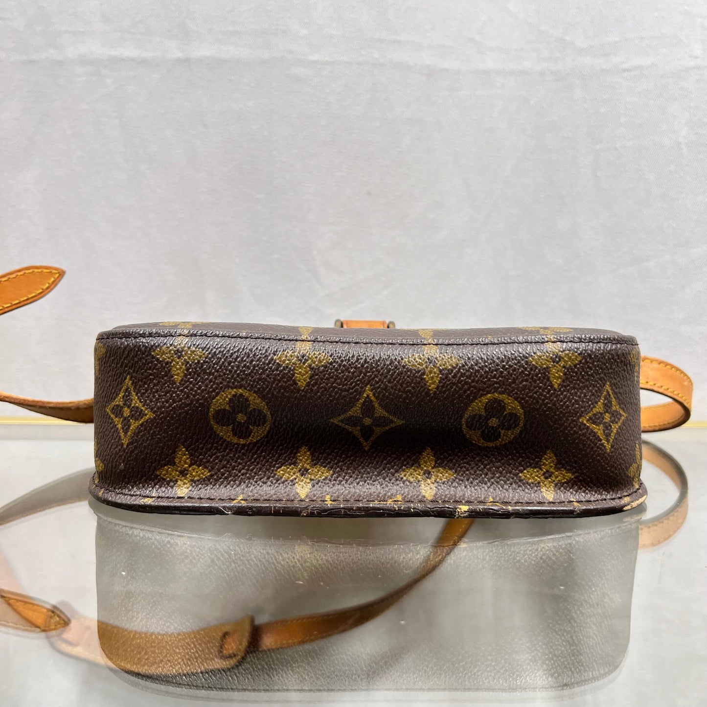LOUIS VUITTON Brown Monogram Canvas Saint Cloud PM Bag