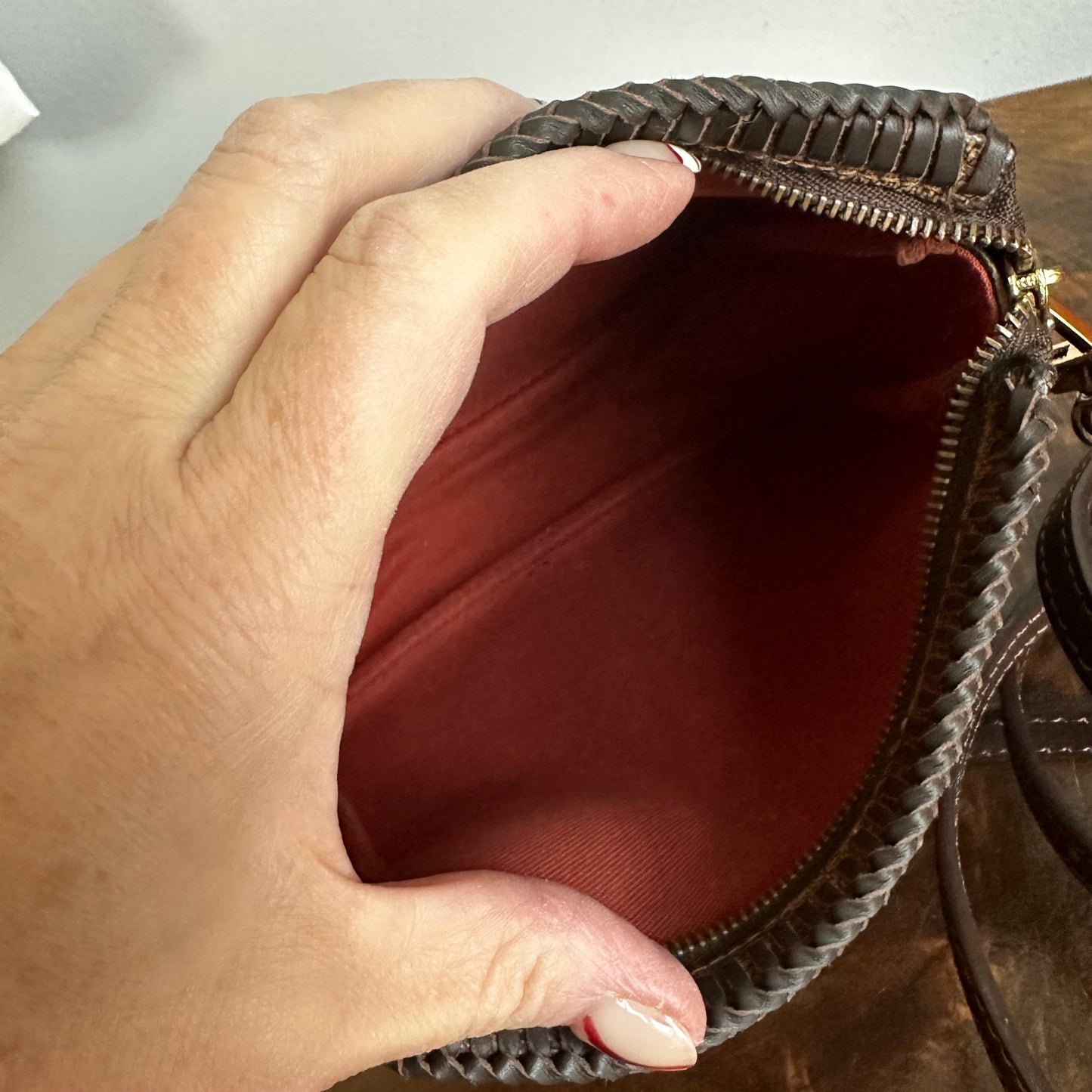 The Junco Crossbody Bag -Orvis bags LV in Damier Ebene