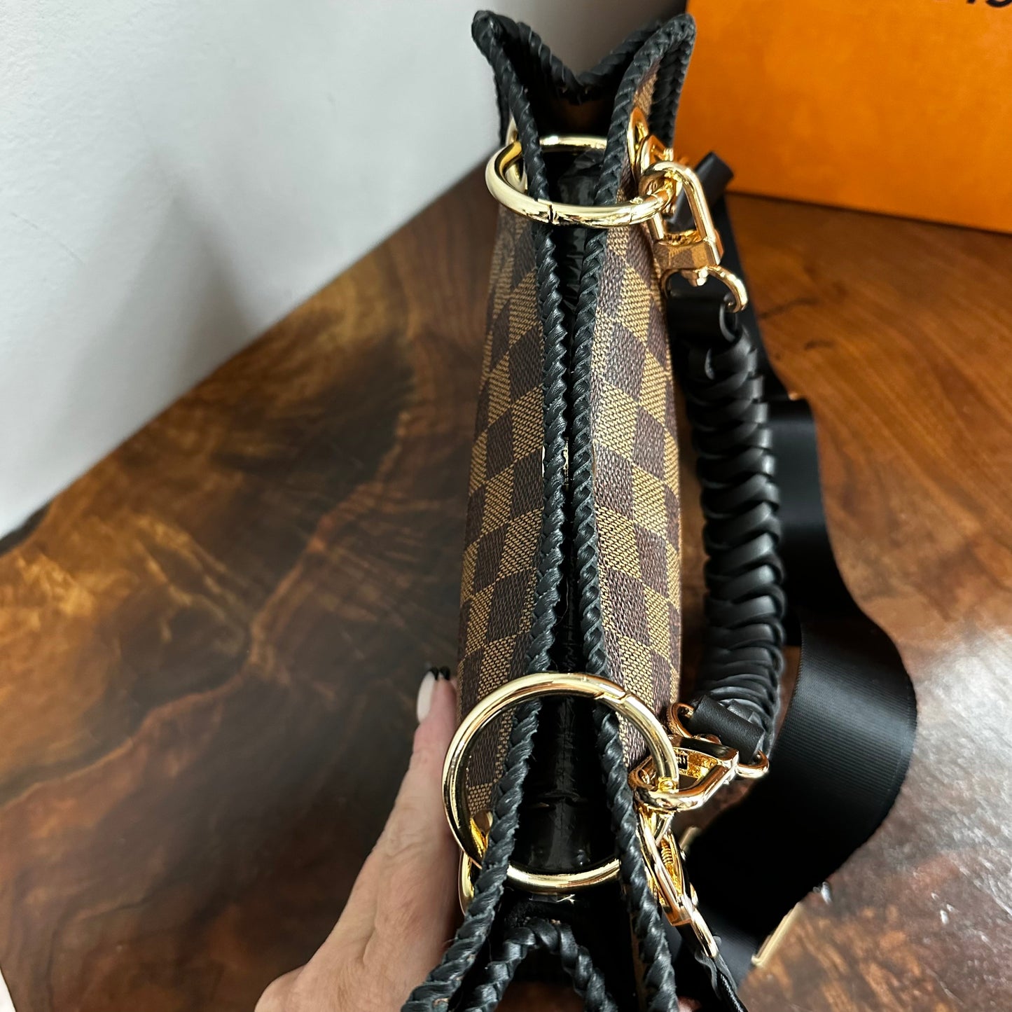 The Swan Crossbody -Orvis bags Damier in Black
