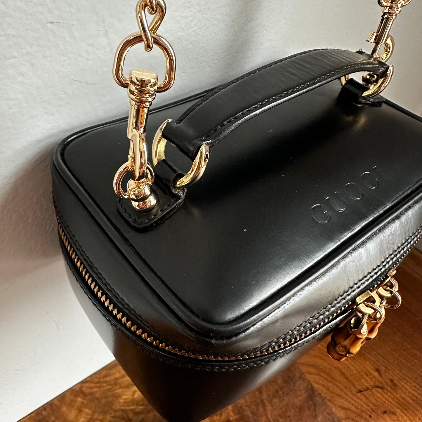 The Junco Crossbody/Clutch -Orvis bags Gucci Bamboo Cosmetic Bag in Black Leather