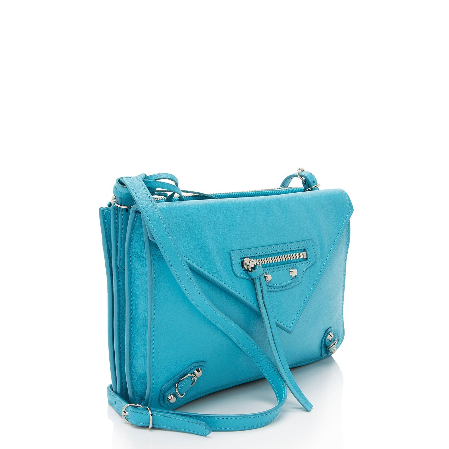 Balenciaga Leather Papier Triple Crossbody