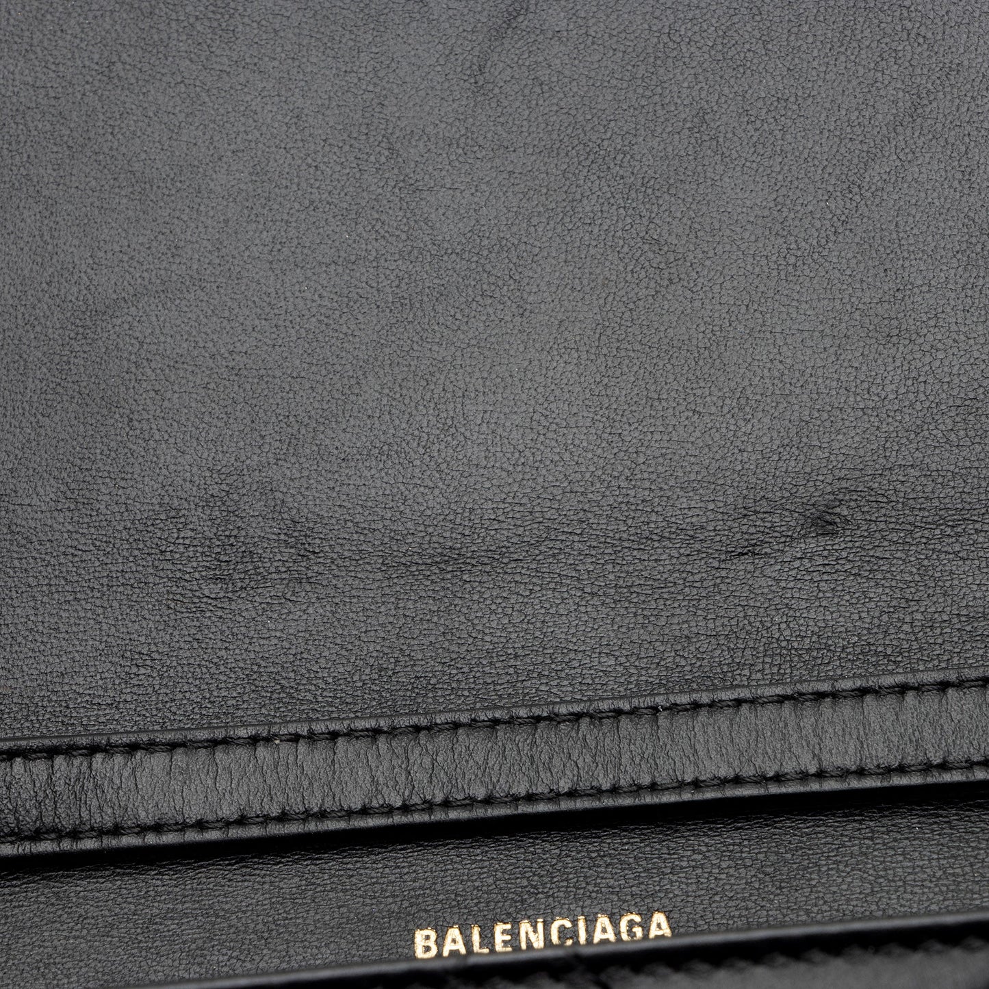 Balenciaga Quilted Calfskin B Phone Holder Crossbody (SHF-wF8OTg)