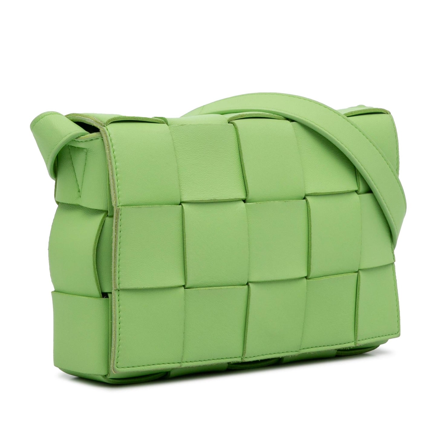 Bottega Veneta Calfskin Intrecciato Cassette Crossbody
