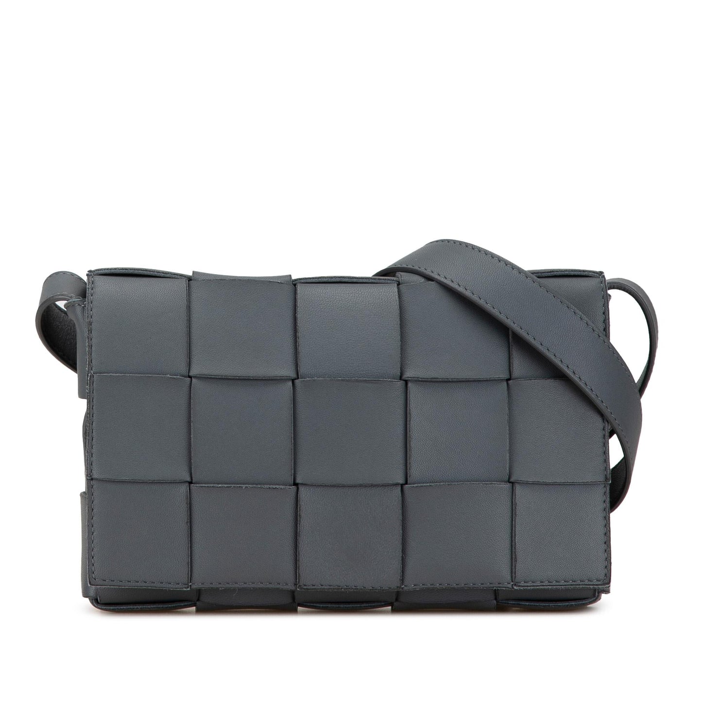 Bottega Veneta Calfskin Intrecciato Cassette Crossbody (SHG-QKpHOv)