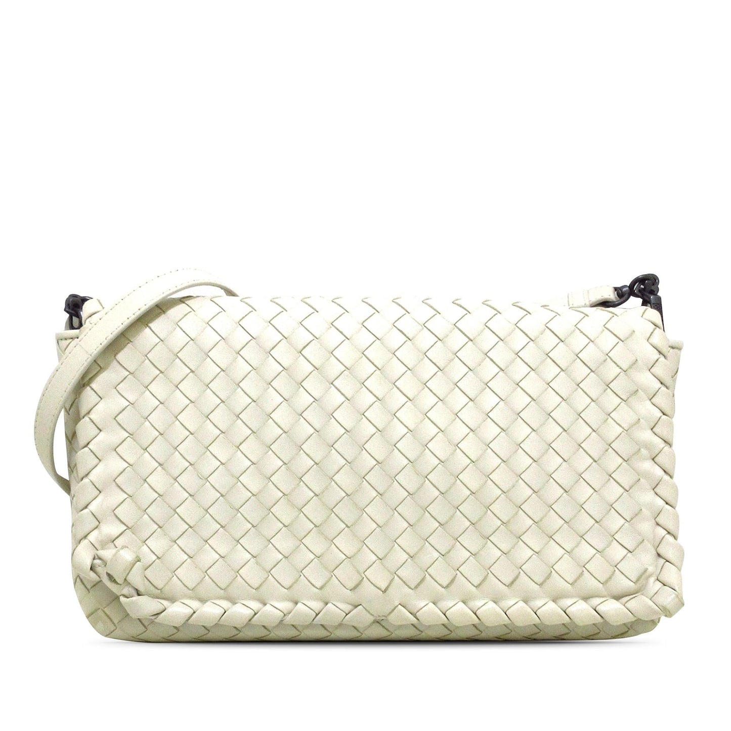 Bottega Veneta Intrecciato Flap Crossbody Bag