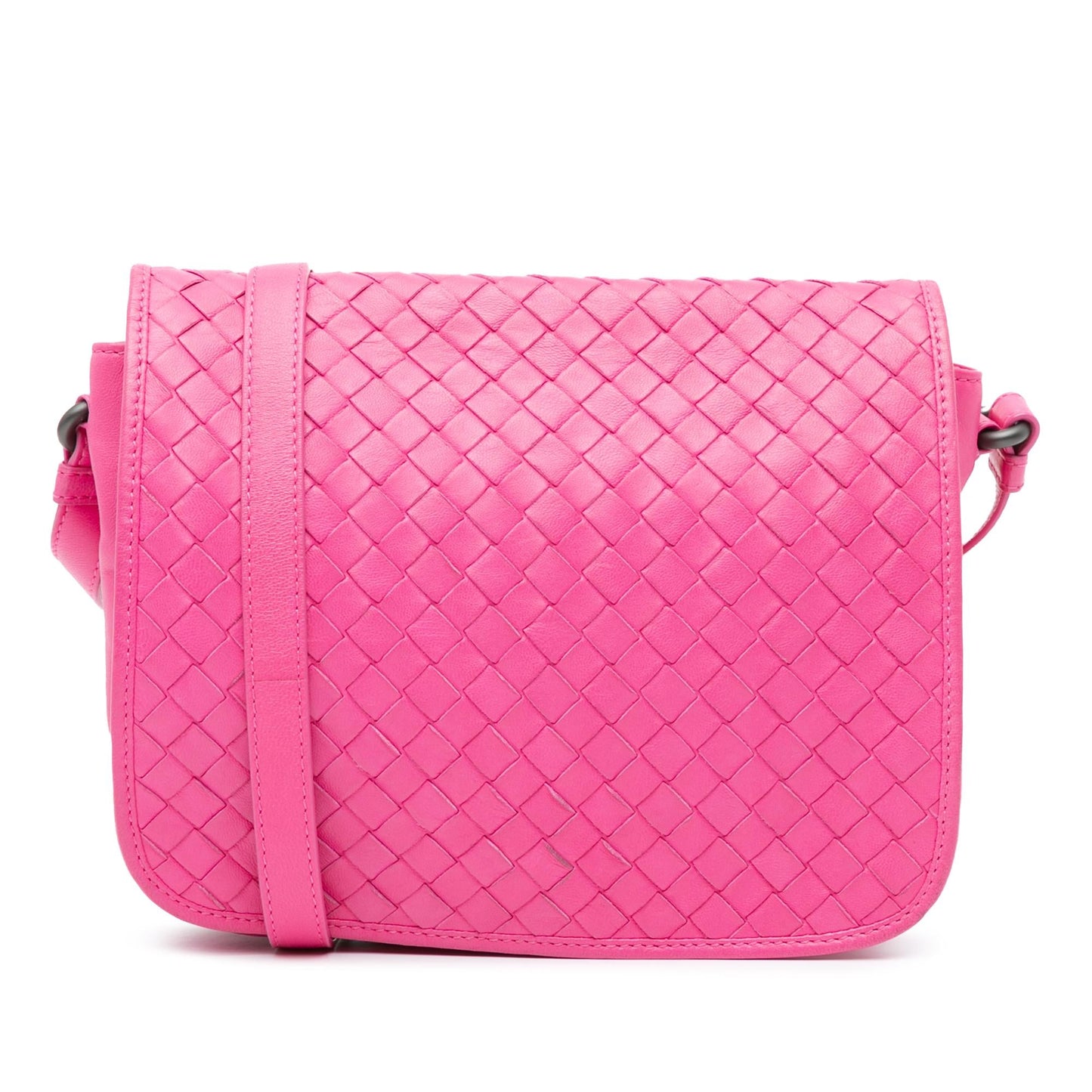 Bottega Veneta Intrecciato Flap Crossbody