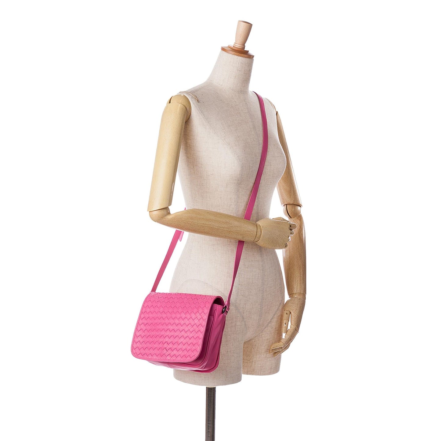 Bottega Veneta Intrecciato Flap Crossbody