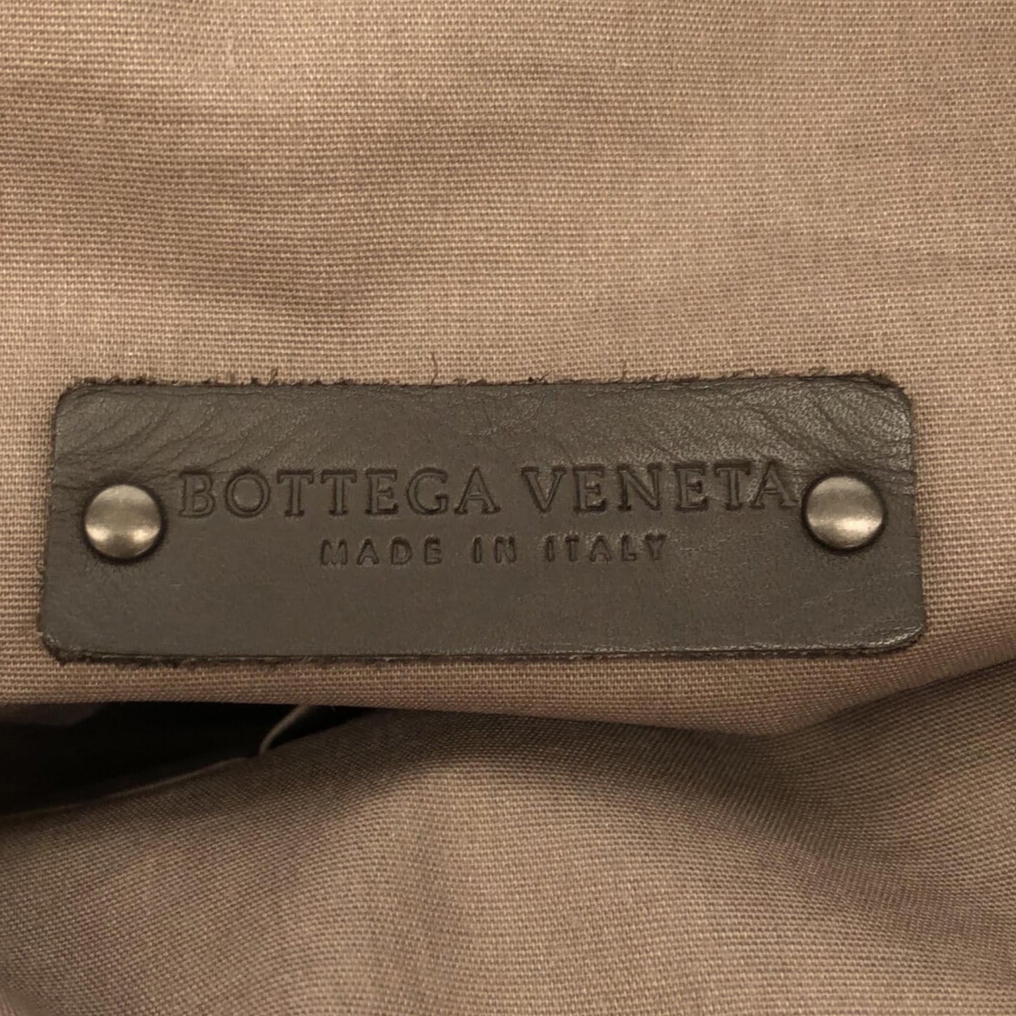 Bottega Veneta Intrecciato Leather and Canvas Crossbody