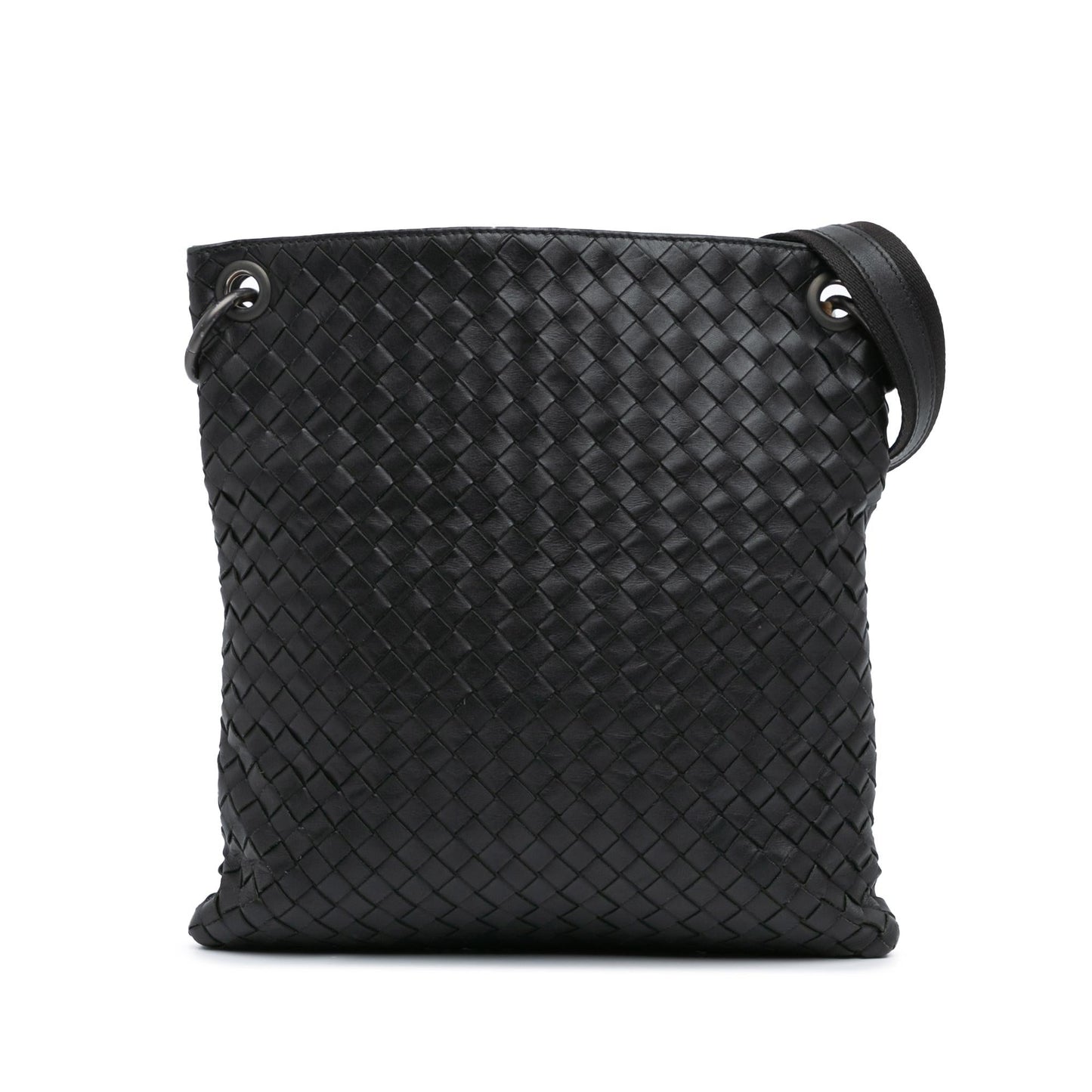 Bottega Veneta Leather Intrecciato Crossbody
