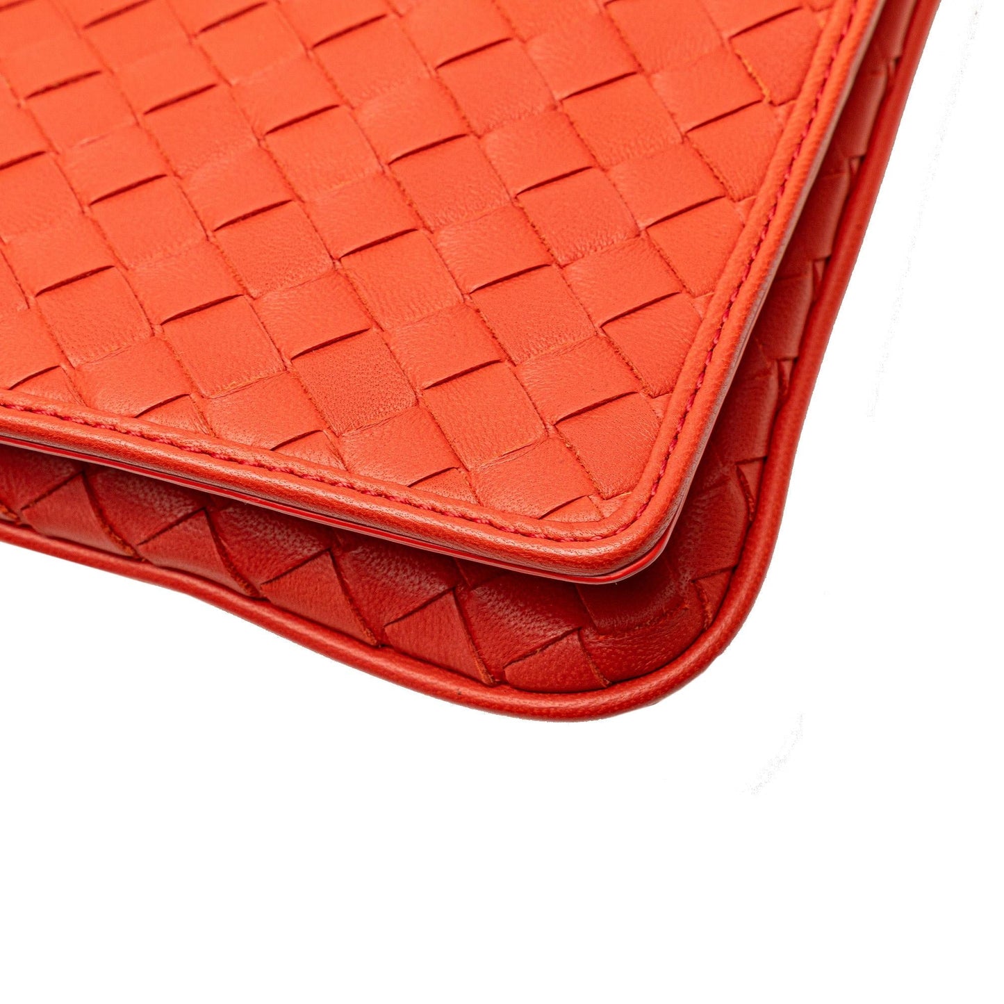 Bottega Veneta Nappa Intrecciato Flap Crossbody