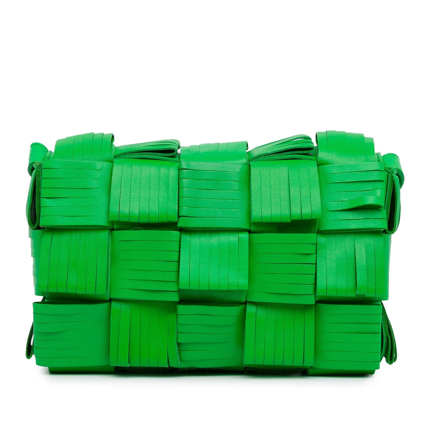 Bottega Veneta Nappa Intrecciato Fringed Cassette Crossbody