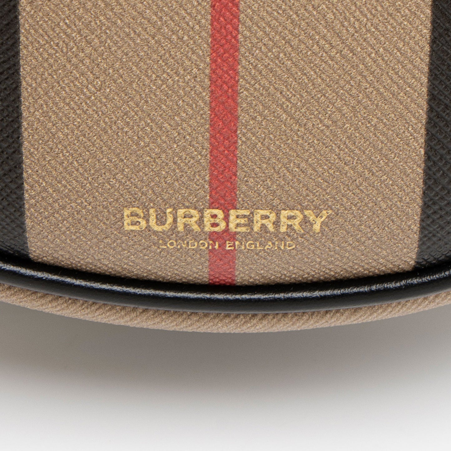 Burberry E-Canvas Icon Stripe Louise Mini Crossbody