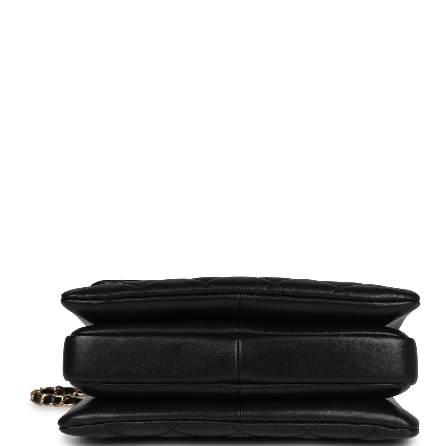 Chanel Small Trendy CC Bag Black Lambskin Gold Hardware