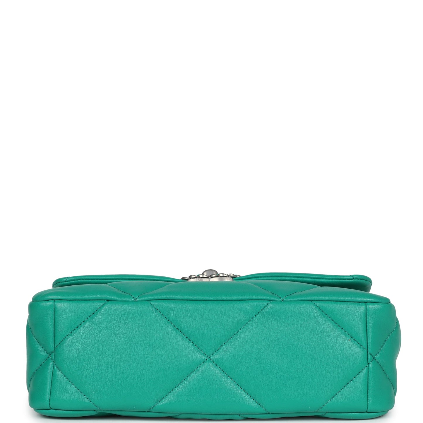 Chanel Medium 19 Flap Green Lambskin Mixed Metal Hardware