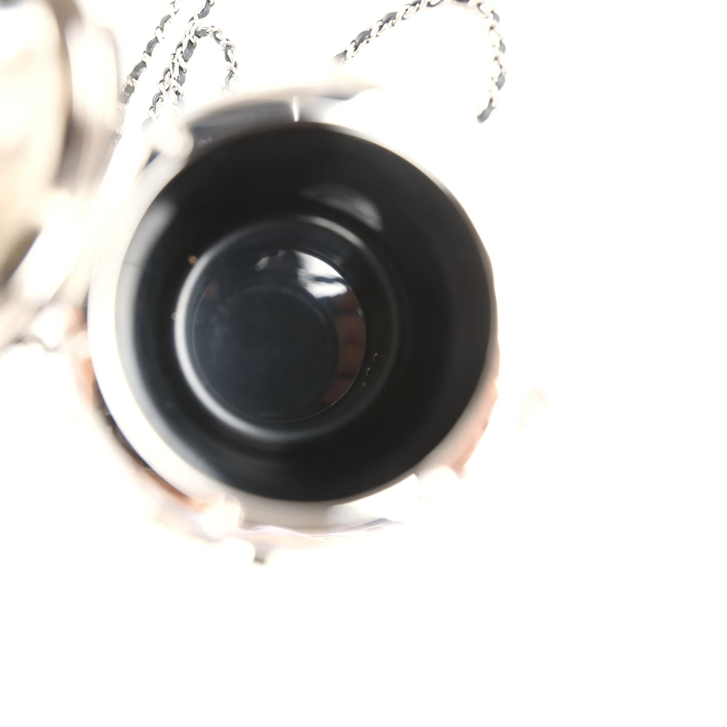Chanel Limited Edition Rocket Ship Minaudière Bag Black Lucite and Crystals Silver Hardware
