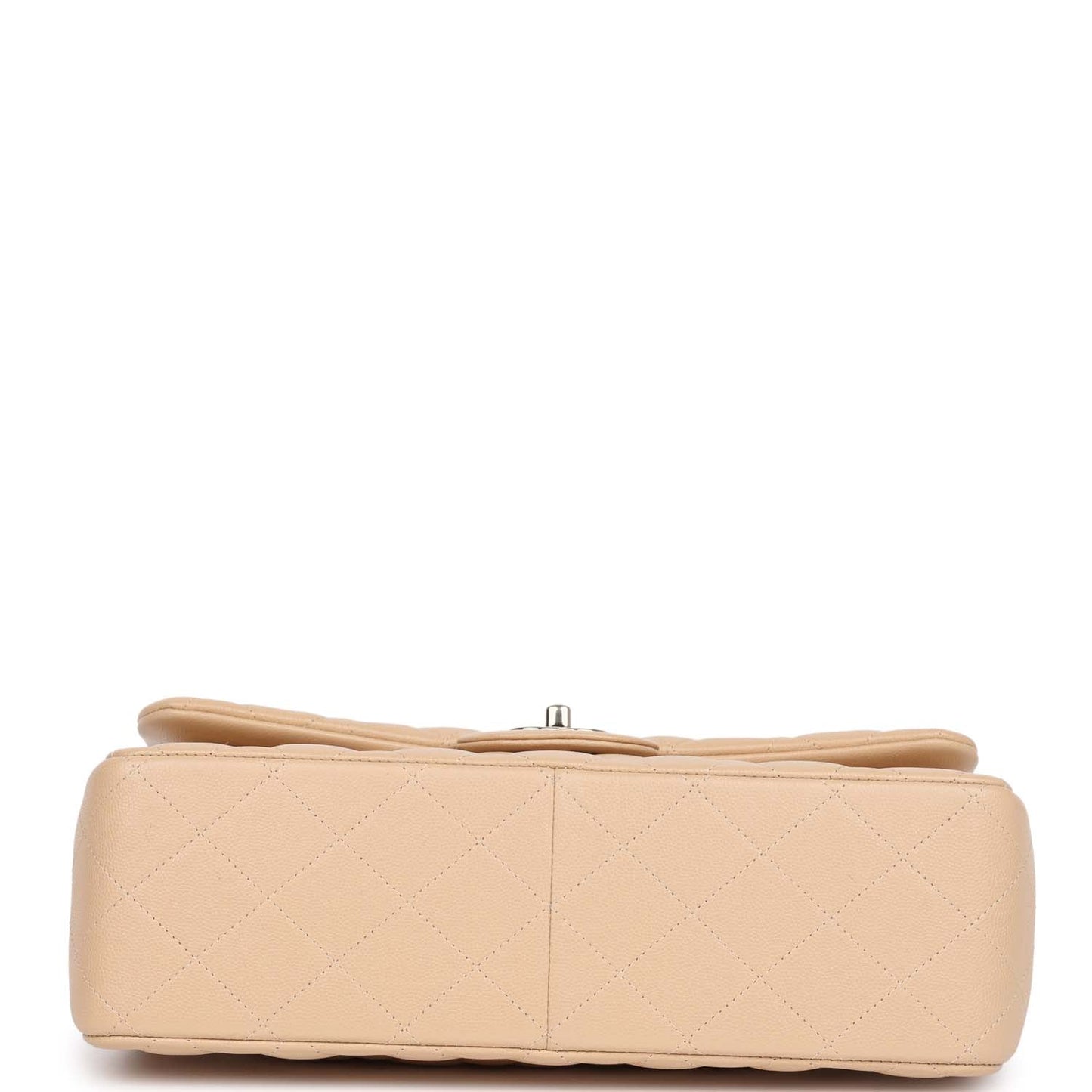 Chanel Jumbo Classic Double Flap Bag Light Beige Caviar Gold Hardware
