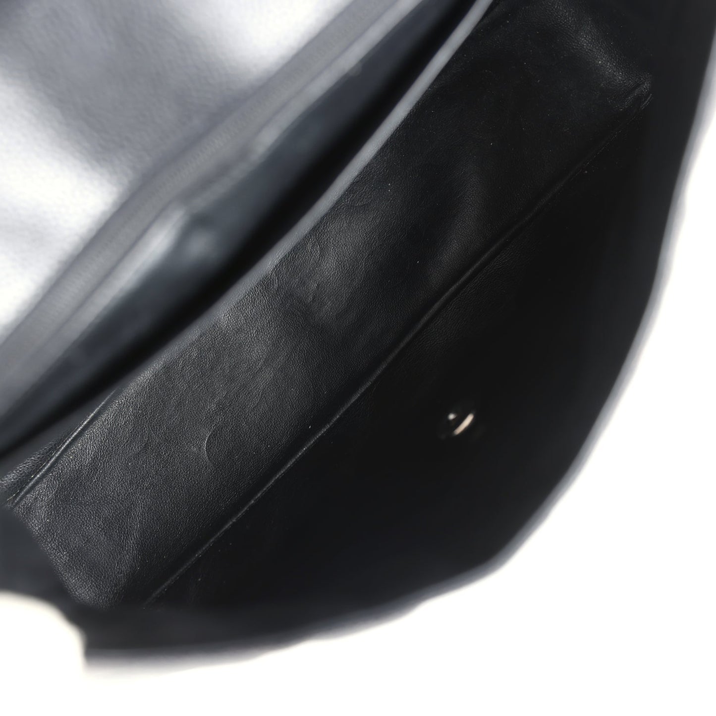 Chanel Jumbo Classic Single Flap Bag Black Caviar Silver Hardware