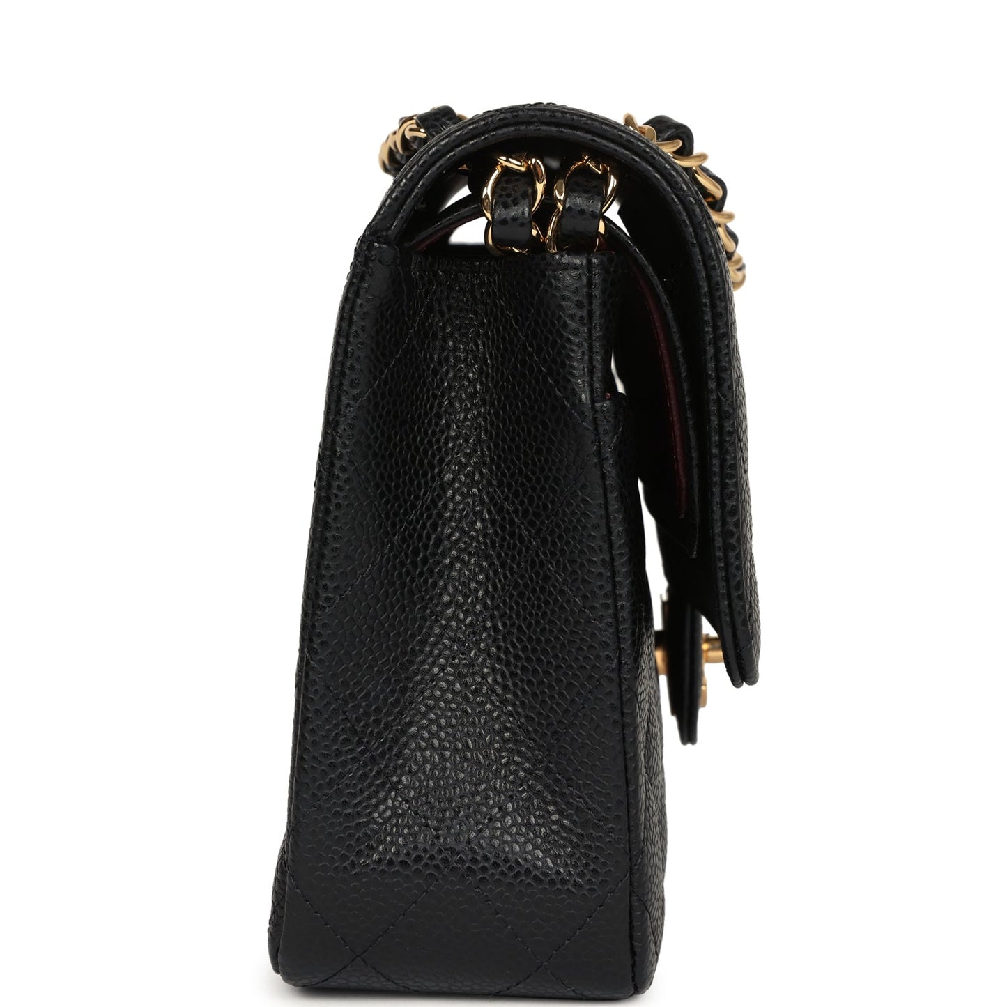 Chanel Medium Classic Double Flap Black Caviar Gold Hardware