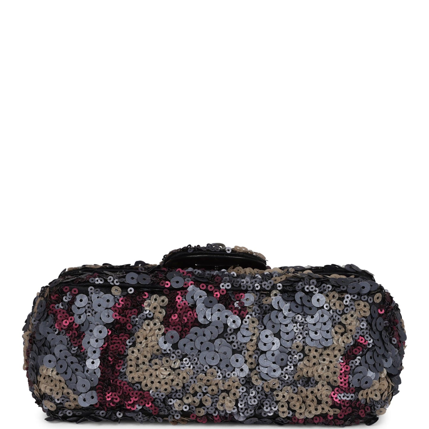 Chanel Limited Edition Extra Mini Flap Bag Multicolor Sequin Ruthenium Hardware