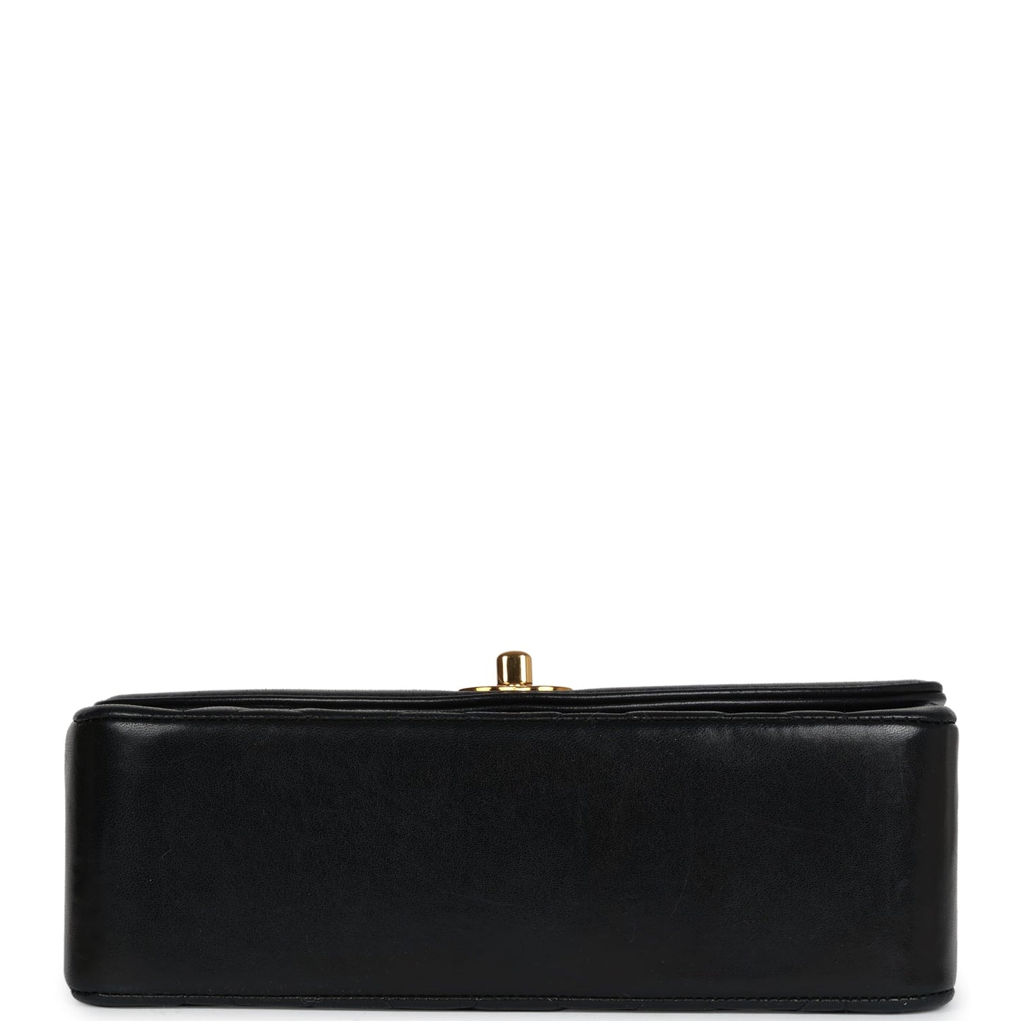 Vintage Chanel Small Diana Flap Bag Black Lambskin Gold Hardware