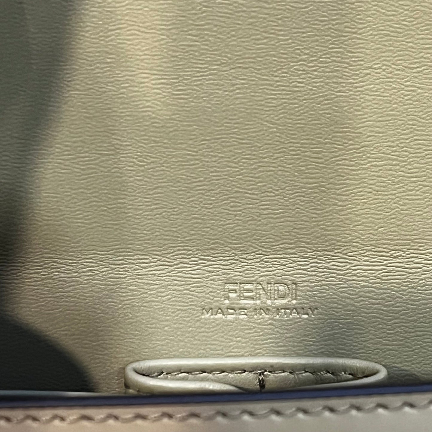 FENDI First Sight Green Tea Patent Calf Leather Shoulder Bag