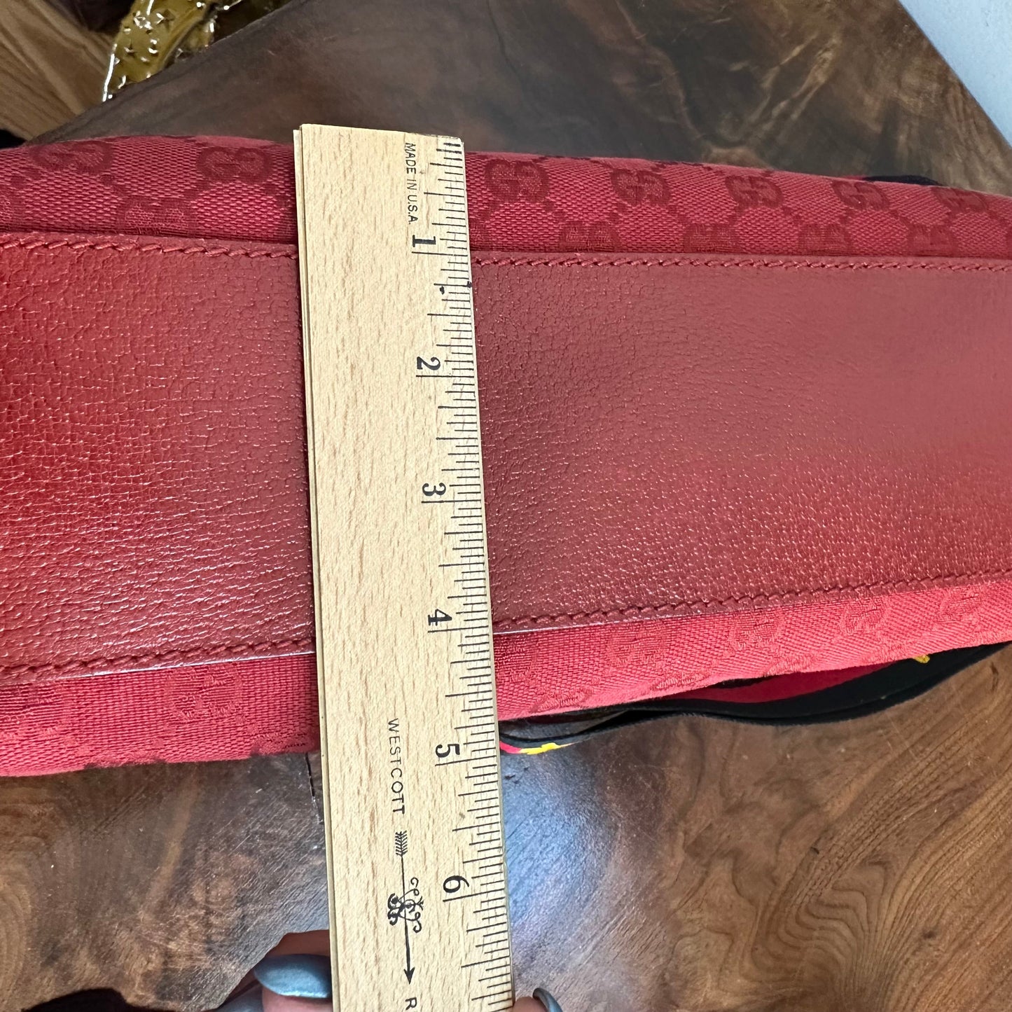 The Full Falcon Crossbody/Handbag - Orvis bags Gucci in Red Canvas