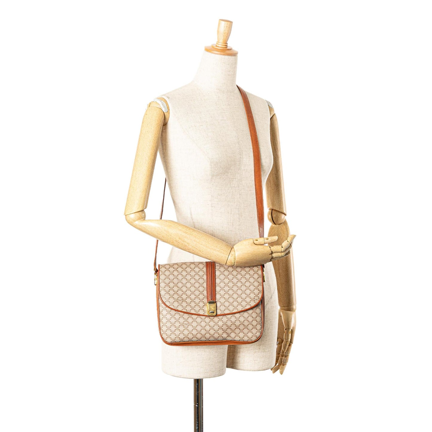 Celine Macadam Coated Canvas Crossbody