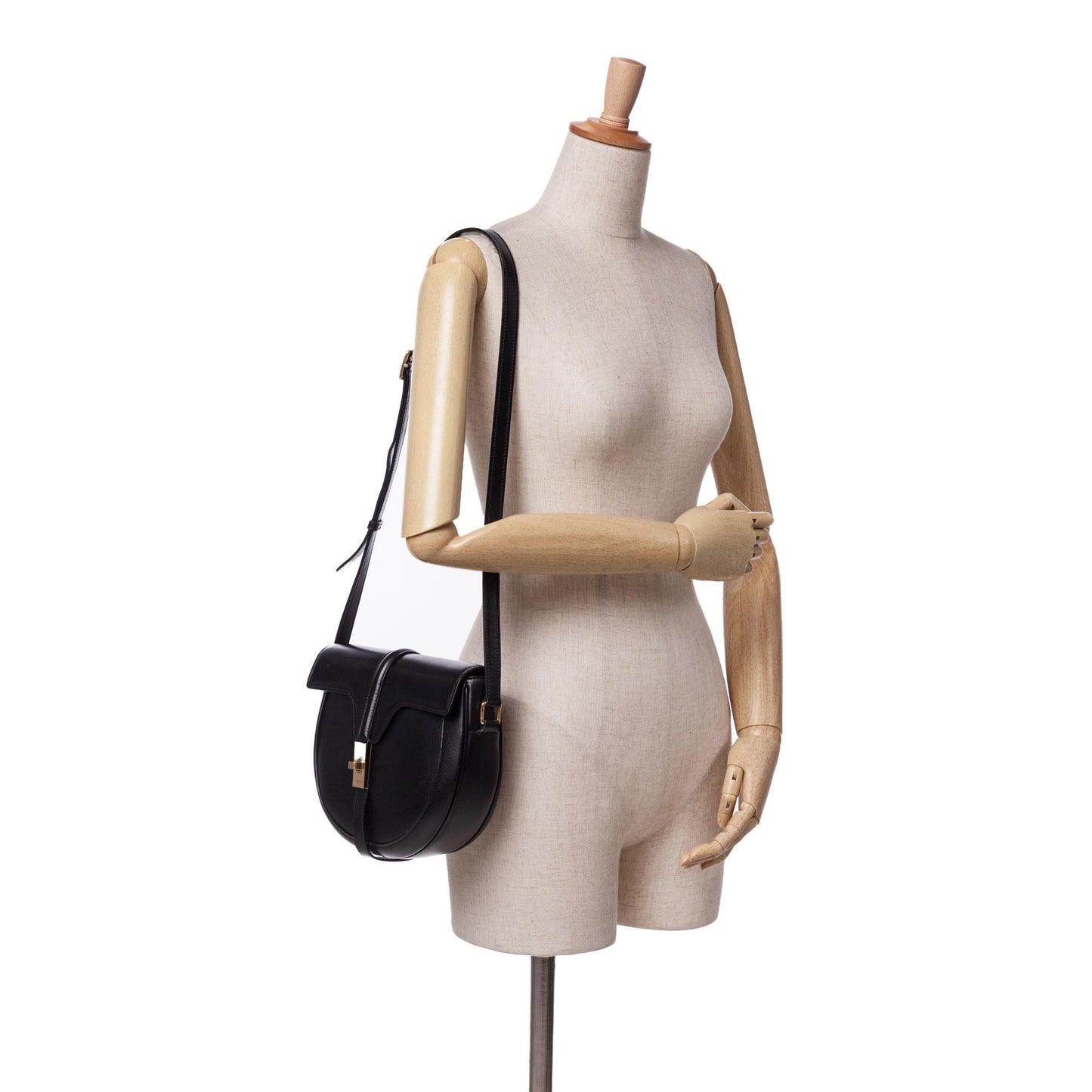 Celine Medium Leather Besace 16 Crossbody