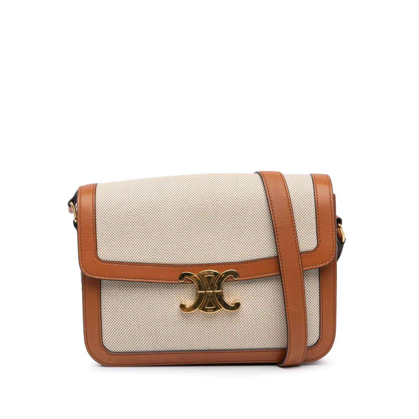 Celine Teen Canvas Triomphe Crossbody