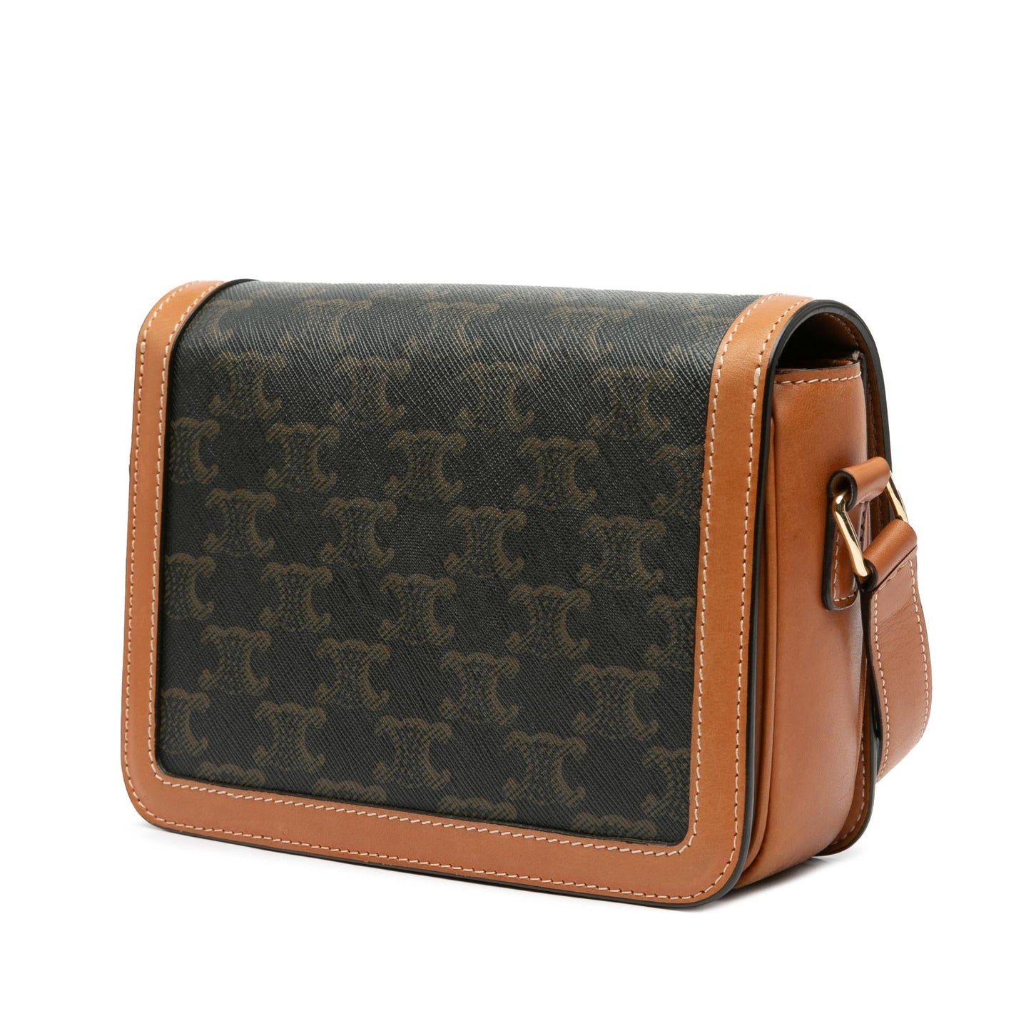 Celine Teen Coated Canvas Triomphe Crossbody