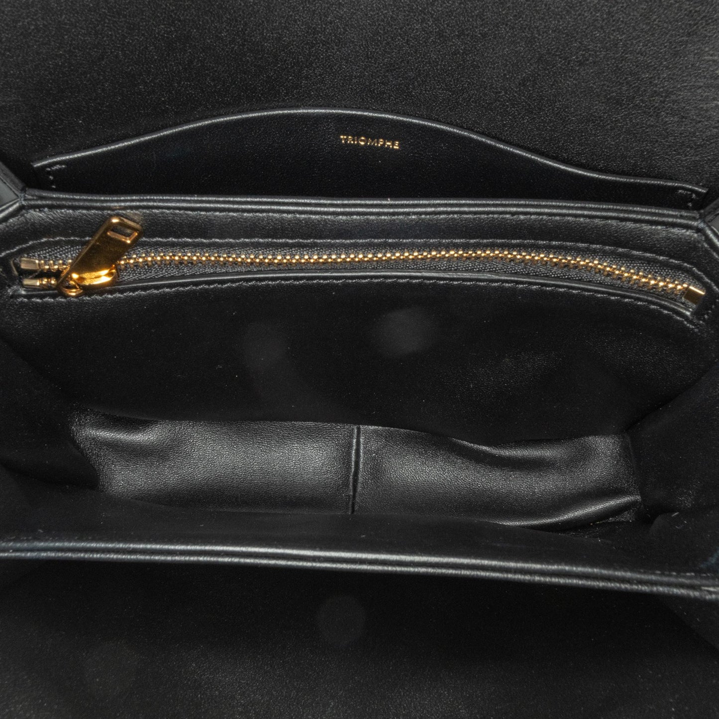 Celine Teen Shiny Calfskin Triomphe Crossbody (SHG-wclCE3)