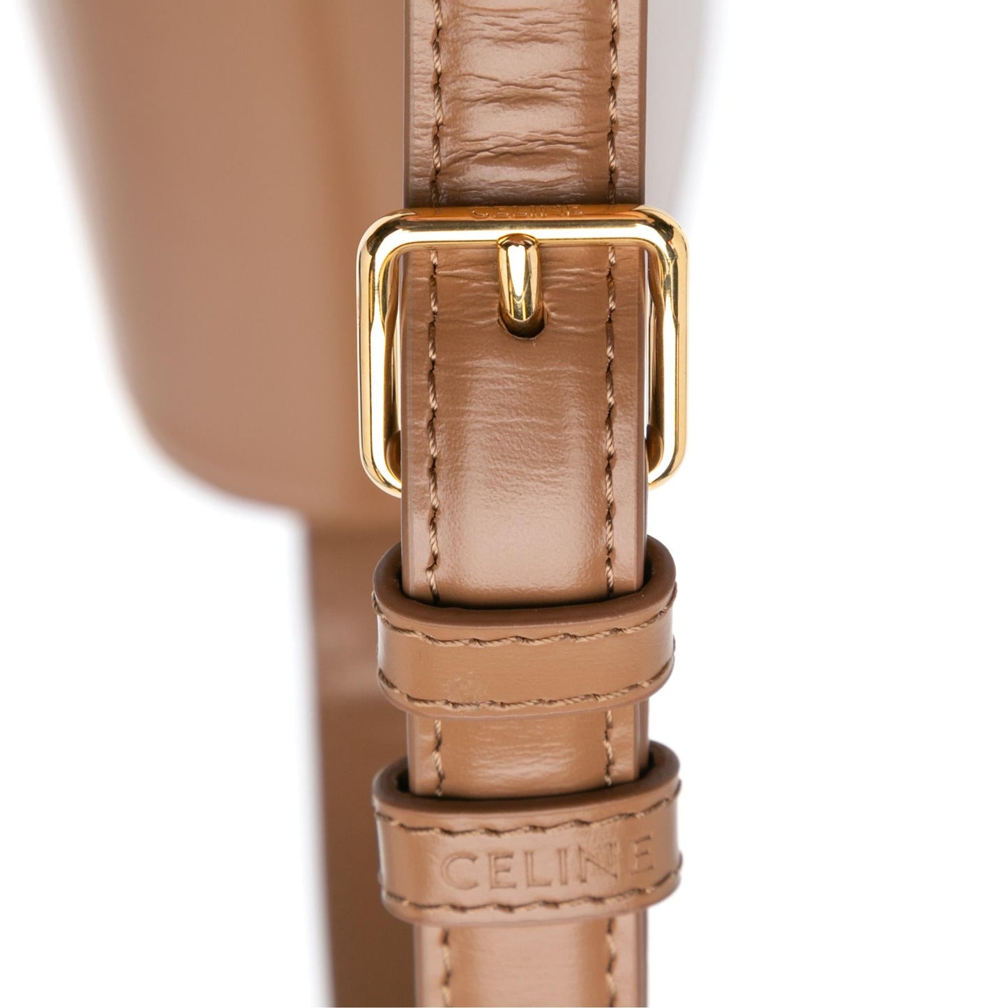 Celine Teen Shiny Calfskin Triomphe Crossbody