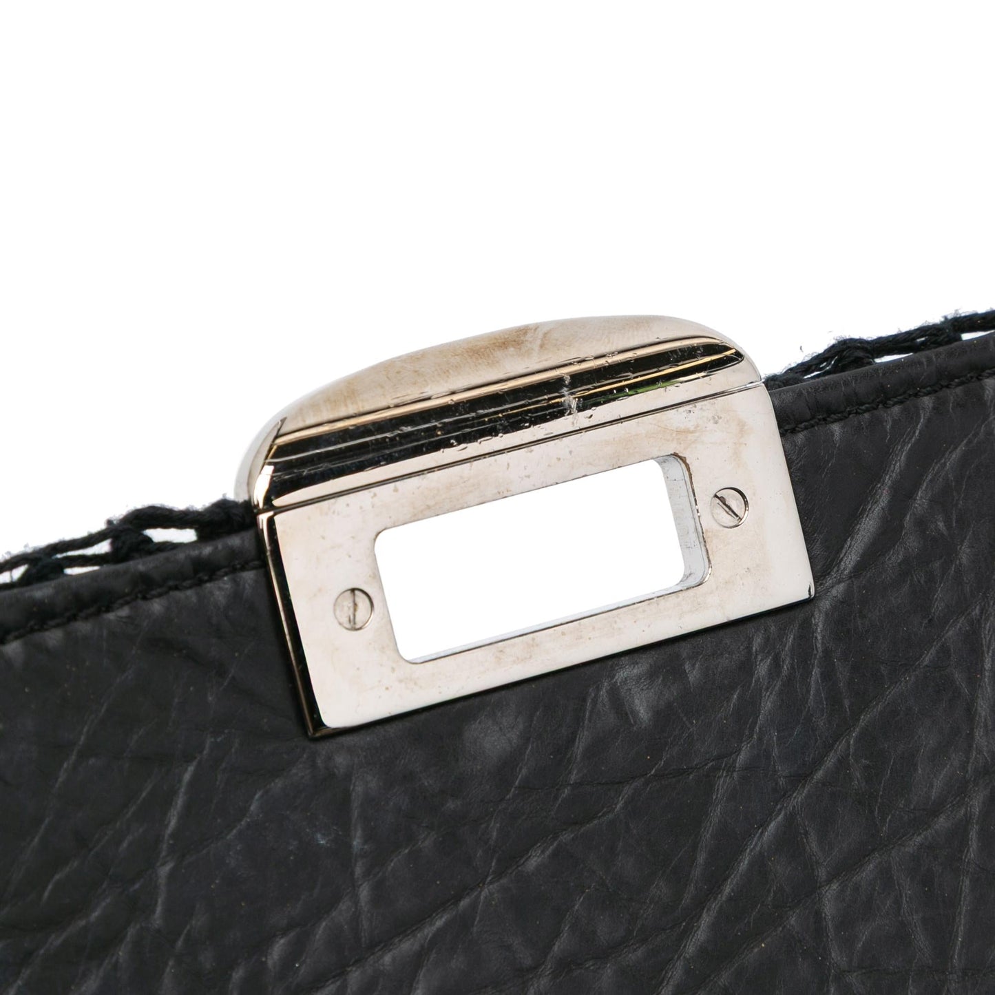 Chanel Aged Calfskin Whipstitch Chocolate Bar Mademoiselle Flap