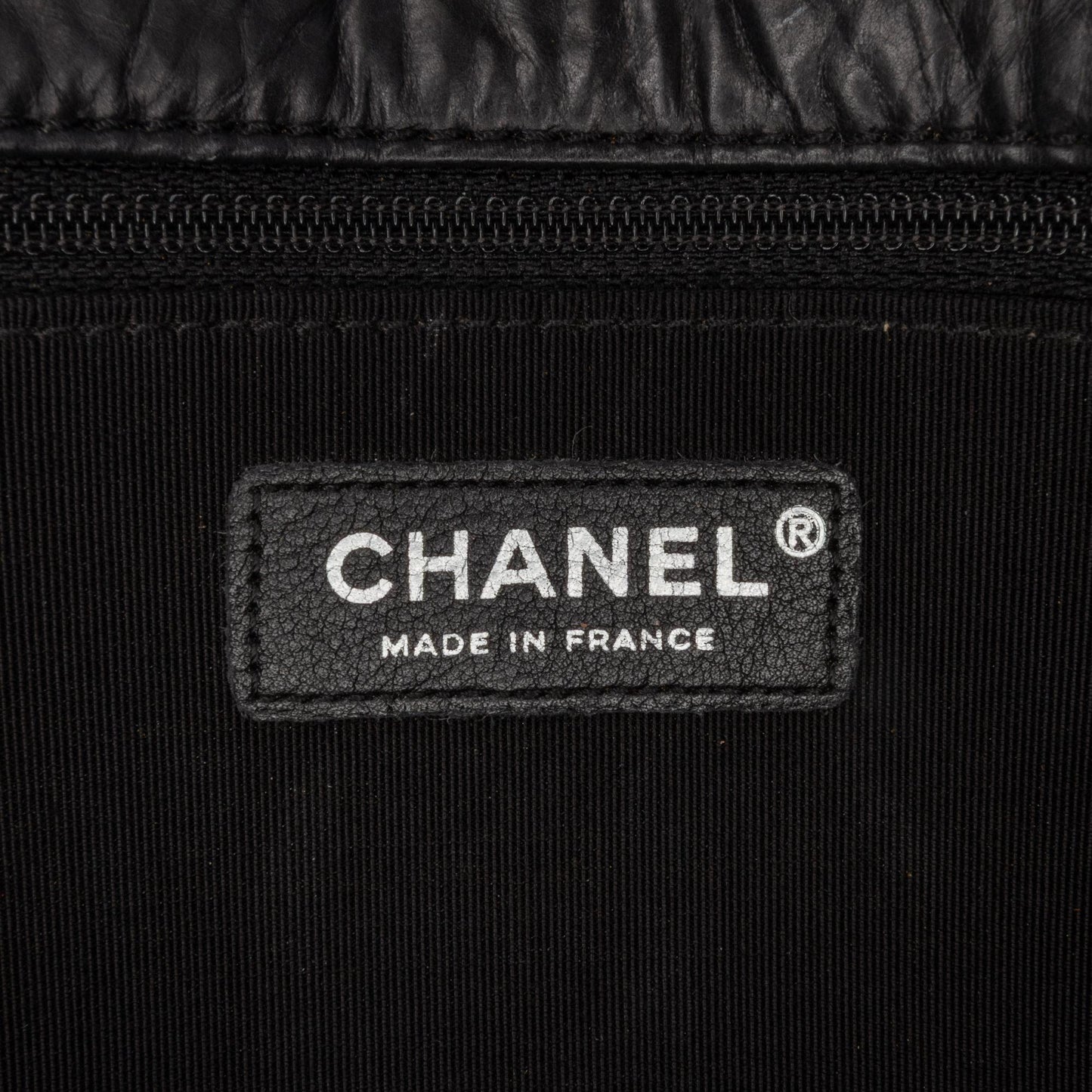 Chanel Aged Calfskin Whipstitch Chocolate Bar Mademoiselle Flap