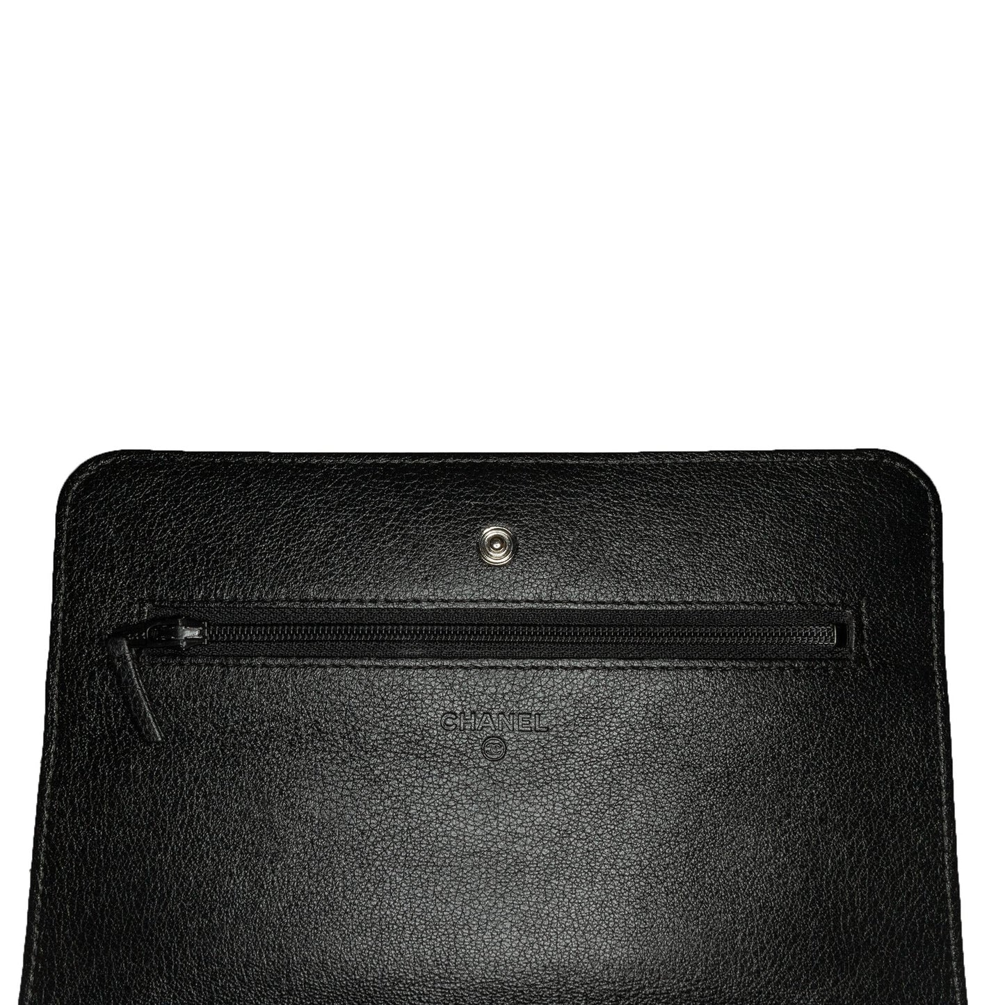 Chanel CC Chevron Calfskin Wallet On Chain (SHG-Q3rRL6)